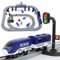 XIAPIA Train Set Toys for 3 Year Old Boys Girls, 67Pcs Train Track with Traffic Light Accessories for 3 Year Old Boy Girl Gifts Presents For Christmas Xmas New Year