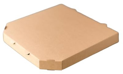 Verpackung, Wellpappe, Versandbox, E-Commerce, Postsendungen VERSANDBOX PIZZAKARTON PIZZA-SCHACHTEL 370X370X40 mm 5eckig INNENMASS BRAUN Menge: 10