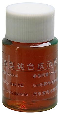 Generisch Détecteur de fuite de colorant UV - 40 ml - Colorant de détection des fuites de moteur - Efficace pour les fuites d'huile, les tuyaux de voiture, les climatiseurs, les pompes à eau