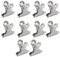 Clip per Pizzicare le Unghie, Clip per Estensione delle Unghie, 10 Pezzi Clip per Pizzicare le Unghie Clip per Estensione delle Unghie in Metallo Accessori per Strumenti per Nail