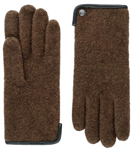 Roeckl Damen Klassischer Walkhandschuh Women Handschuh für besondere Anlässe, Walnut, Standard