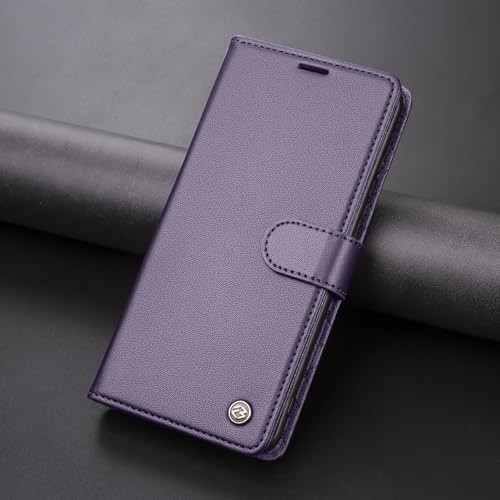 Handyhülle für Samsung Galaxy A52 / A52 5G / A52s 5G Hülle, Hochwertig Lederhülle Schutzhülle Klappbar mit 3 Kartenfach Standfunktion Magnet RFID, Flip Case Handytasche für Samsung A52 Klapphülle
