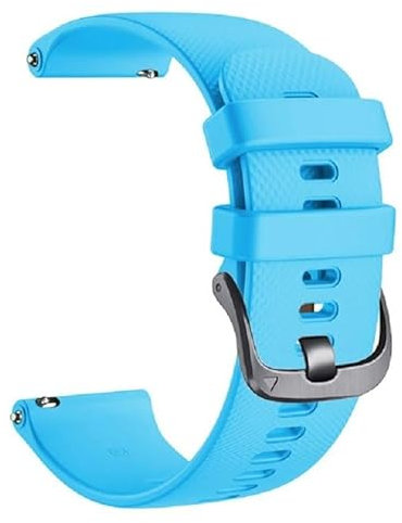 Silikon-Armband für Garmin Vivoactive 3 4 Venu SQ Vivomove HR Forerunner 158 55 Smartwatch, 20 mm / 22 mm, 20mm width