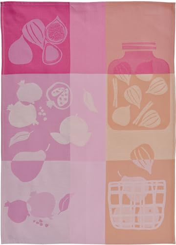 Sander - Geschirrtuch - Amalfi - 50x 70cm, Baumwolle - Obst - Farbe: 14, Pink