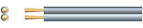 Mercury | Figure 8 Speaker Cable | 100m Drum Grey/Black | 2 x (13 x 0.18mmØ)
