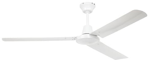 CasaFan Tristar II 140 WE Deckenventilator (Ø x H) 142cm x 225mm Flügelfarbe: Weiß Gehäusefarbe