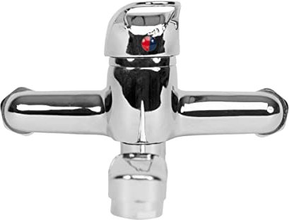 thesecrethome.es - Grifo Cocina Monomando Mediterráneo - Grifo Acabado Cromado - Grifo Ideal para Fregadero, Lavabo, Cocina - Apto para Fregadero - Grifo Mezclador Agua Fría y Caliente - Alto: 15 cm x 25 cm