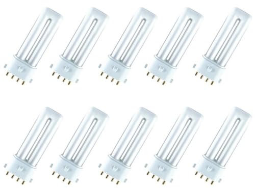 10x Osram Dulux S/E 11W 840 2G7 Lumilux Cool White Kompaktleuchtsofflampe kaltweiß Neu Ovp