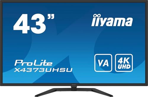 iiyama X4071UHSU-B1 - 40 X4071UHSU-B1 - 40 Black UltraHD 4K LED Monitor 3840 x 2160 2 x 6W Speakers VGA / 2x HDMI / DisplayPort / 3x USB