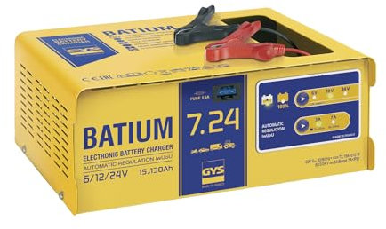 GYS CHARGEUR DE BATTERIE GYS BATIUM 7/24 AUTOMATIQUE 6/12/24 VOLTS