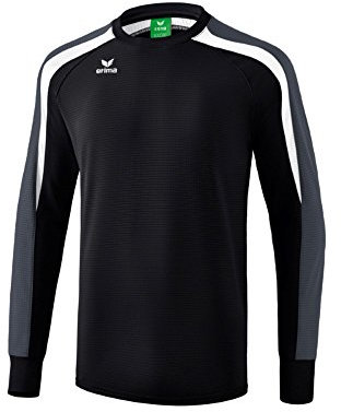 ERIMA Jungen Sweatshirt Sweatshirt, schwarz/weiß/dunkelgrau, M, 1071864
