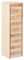Relaxdays 10022792 Wackelturm Holz, 54 Bausteine zum Stapeln, lustiges Stapelspiel für Kinder & Erwachsene, Holzspielzeug, natur, 27 x 8 x 7 cm