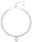 Hatton Jewellery Heart Charm Sterling Silver Bracelet for Women, Friendship bracelet with slider style clasp and adjustable in size. Made in Italy and Gift boxed, Perfect for any Occasion