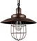 Pendelleuchten Vintage Industrie E27 Retro Pendellampe Innen Außen Lampe Metall Hängeleuchte Höhenverstellbar Wasserdichte IP23 Deckenleuchte Garten Pavillon Trauben Rahmen Loft,Rost
