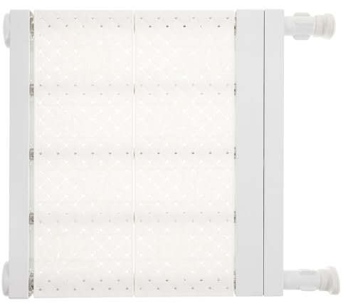 Cabilock Erweiterbare Kleiderschrank-Aufbewahrung, teleskopisch, verstellbar, Schrank-Organizer, ohne Bohren, Karbonstahl, Schrankregal für Schlafzimmer, Bad, Küche (weiß, 53 cm)