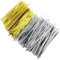Youery 2 Packungen Insgesamt 2000 Stück Twist Ties,Twist Ties for Bindestreifen,Metallischen Bindebaender Tütenclips Verschluss für Gefrierbeutel（Silber und Gold）