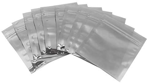 Antistatische Beutel, Esd-Beutel, 100 Stück/Los Antistatischer Aufbewahrungsbeutel Beutel mit Reißverschluss Wiederverschließbarer Beutel für elektronische Komponenten(8 * 9 cm)