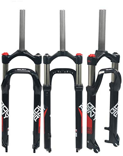 LvTu Strand/Schnee-Fahrrad Vordere Gabel 26 Zoll Aluminiumlegierung Öldruck Stoßdämpfer Suspension Fett Gabel für 26 X 4,0Reifen (Color : Straight Manual Lockout, Size : 26)