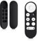 kwmobile Carcasa de Silicona Compatible con Google Chromecast 2020 4K / Chromecast 2022 HD Funda Mando a Distancia - Funda de Silicona Control Remoto - Negro