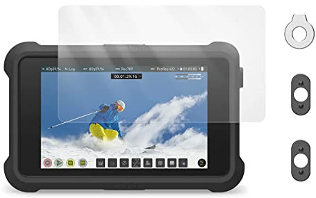 SMALLRIG für Atomos Ninja V und Ninja V+ Serien Monitor Silikonhülle mit Displayschutzfolie, Anti-Scrach, Anti-Fingerprint, Anti-Staub - 3448