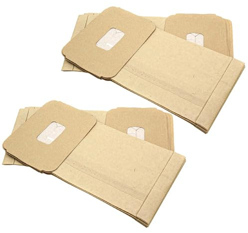 vhbw 20x Sacs compatible avec Philips HR 6290, 6289, 6289 Amsterdam, 6288 Amsterdam aspirateur - 32cm x 17,5cm