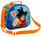 Dragon Ball (Bola de Dragón) Punch-Bolsa Portamerienda 3D, Azul, 25.5 x 20 cm