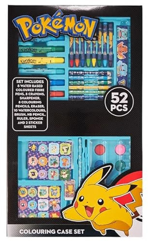 EUROMIC Pokémon - Kunstkoffer (52 Stück)