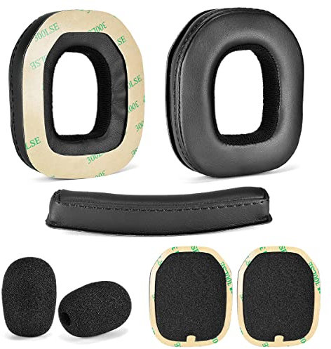 XBERSTAR Almohadillas para auriculares inalámbricos Astro Gaming A50 Gen3 Gen4 (almohadilla de poliuretano y funda para cabeza)