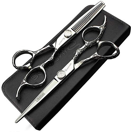 Professional Hair Dressing 6/7 inch gerade schneiden Friseurschere Schere (6-Zoll 2Stück)
