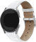 Strap-it Bracelet en Cuir pour Polar Ignite 3, Ignite 2, Ignite, Polar Unite, Polar Pacer - Blanc