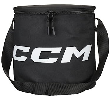 CCM Hockey-Puck-Tasche, Schwarz – für bis zu 50 Pucks