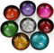 Maxcheck 8 Pieces Coconut Bowls Set Colored Polished Coconut Shell Bowls Reusable Candy Bowl Salad Container Acai Bowls for Office Home Serving Fruits Nuts Key Storage Table Decorative, 8 Colors