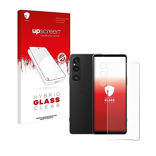 upscreen Schutzglas für Sony Xperia 1 V (Display+Kamera) Schutzfolie Panzer Folie Glas [Extrem Kratzfest 9H, Anti-Fingerprint, Ultra-Transparent]