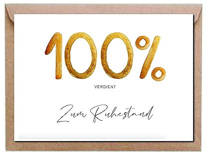 The Life Barn Postkarte mit Umschlag Zum Ruhestand Glückwünsche zur Rente, Pensionierung für Kollege