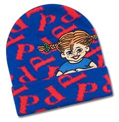 koaa Pippi Langstrumpf P Beanie - pippi langstrumpf, Jungen mädchen wintermütze, kindermütze, warme strickmütze, mütze, Baby strickmützen Kinder, jungenmütze winterhaube, Winter, Herbst