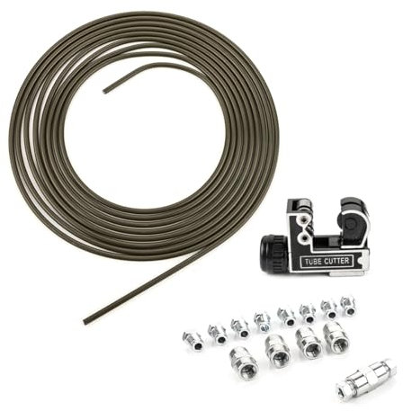 LST 5m Bremsleitung pulverbeschichtet Bremsrohr Stahl Ø 4,75mm mit Verbinder