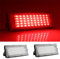 MODOAO Flutlichter für den Außenbereich, 2 Stück, 50 W, 4800 lm, Rot LED-Außenleuchte, IP66 wasserdicht, Außen-Flutlicht, für Hof, Garten, Garage, Rasen, Hof