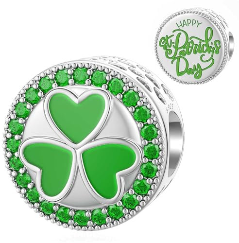 Kleeblatt Charm für Pandora Charms Irisch für den St. Patrick's Day