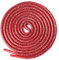 Olukssck 2 Paia Lacci Glitter Metallici, Premium Rotondi Stringhe Scarpe per Sneakers, Scarpe Sportive, Scarpe da Corsa, Stivali, per Adulti e Bambini, Rosso, 120cm