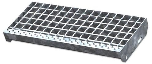 Treppenstufen Schweißpress Gitterroststufen 1400 x 240 mm / 34x38/40x2