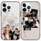 Yomyejisoo [2 Stück] Handyhülle für iPhone 15 Hülle 6,1 Kpop Schutzhülle Silikon Stoßfest TPU Ästhetik Muster Motivfür Army Mädchen Frauen für iPhone 15 Hüllen