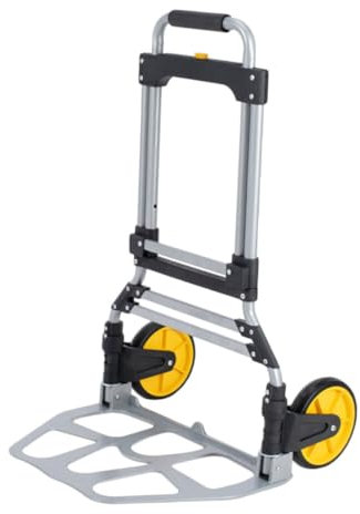 OKUMEYR Faltbarer Handwagen Transportwagen Klappbar Gepäckwagen Faltbar Tragbarer Wagen Abschleppwagen Leicht