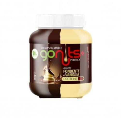 Daily Life Crema Proteica Spalmabile Gonuts Gusto Cioccolato Fondente e Vaniglia, Anderson, 350 grammi