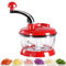 Lunaobrik Tritatutto manuale, robot da cucina manuale | 2 l tritatutto – tritatutto aglio portatile e robusto per, frutta, noci