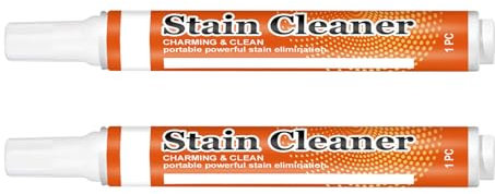Fleckenentfernungsstift für Kleidung, Fleckenentferner, Stoff, sicher für Kleidung, 2 Stück