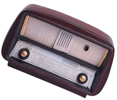 MAGICLULU Adorno para El Hogar Decoración del Hogar Decoración Vintage Decoración De Escritorio Radio De Juguete Modelo De Radio Adorno De Mesa Café