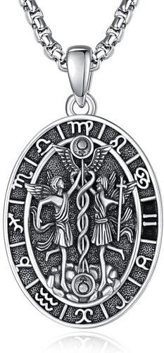 Sternzeichen Zwilling Anhänger Kette Silber 925 Zwillinge Halskette Herren Tierkreiszeichen Anhänger Schmuck Sternzeichen Konstellation Kette Geschenke für Männer