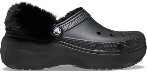 Crocs Classic Platform Fuzz Lined Clog