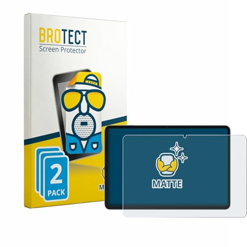 BROTECT Schutzfolie für Doogee Tab G6 Pro | 2 Stück Entspiegelnder Displayschutz Made in Germany Matte Displayschutz-Folie Anti-Reflex Anti-Fingerprint Einfache Montage