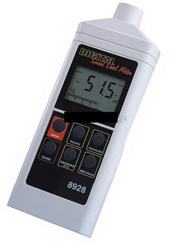 Sensore di Rumore, Fonometro digitale professionale AZ8928 Misuratore di rumore portatile con gamma 40-130 dB